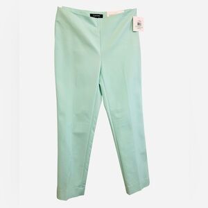 Ellen Tracy Women’s Pull‎ On Ankle Length Pants, Soft Mint Green, Size 8